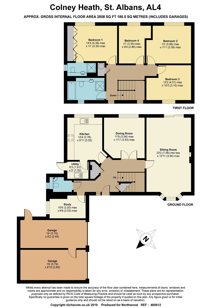 Floorplan for Coopers Gate, Colney Heath, AL4