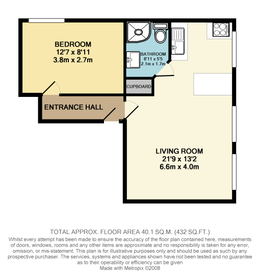 Floorplan for Holywell Hill, St Albans, AL1