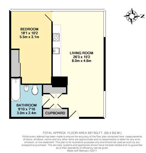 Floorplan for Medd Court, St Albans, AL1