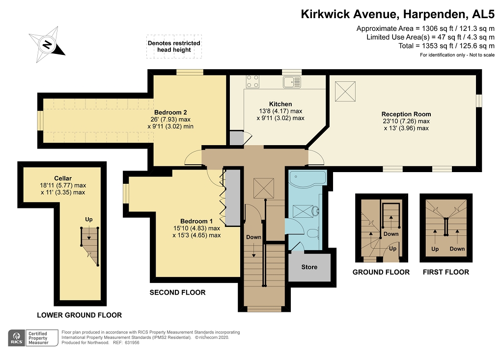 Floorplan for St Nicholas Lodge, Harpenden, AL5